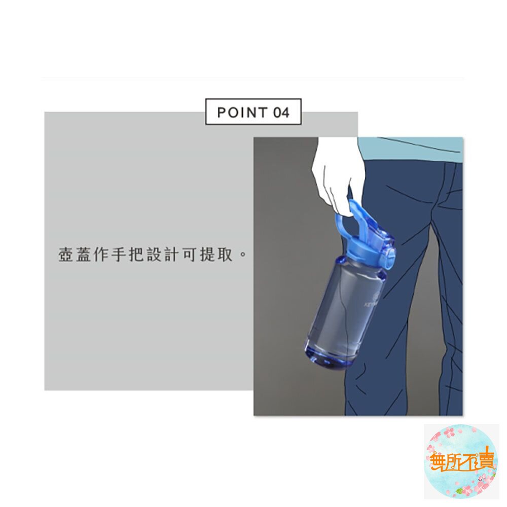 聯府 太空站吸管水壺0.6L ES-600-圖片-7
