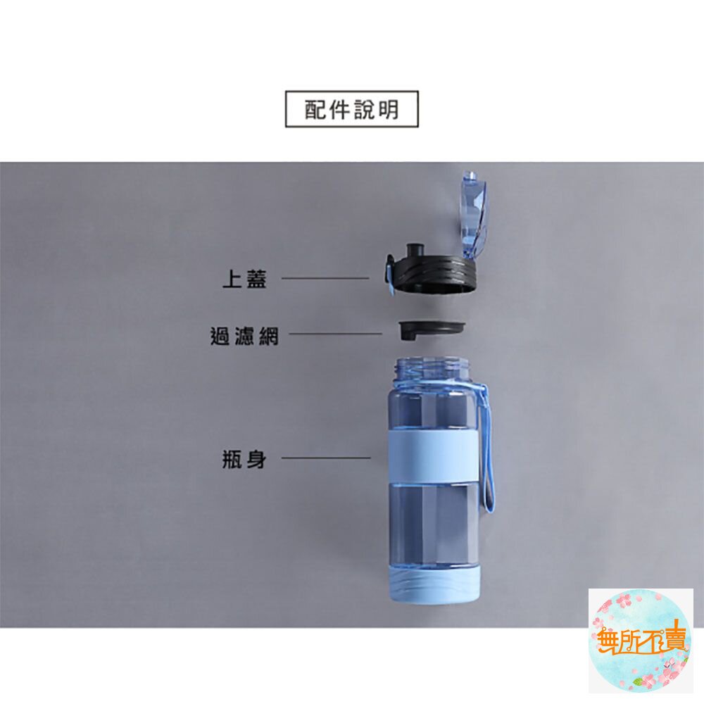 聯府 喝水站1100cc隨身瓶 EV-1100-圖片-4