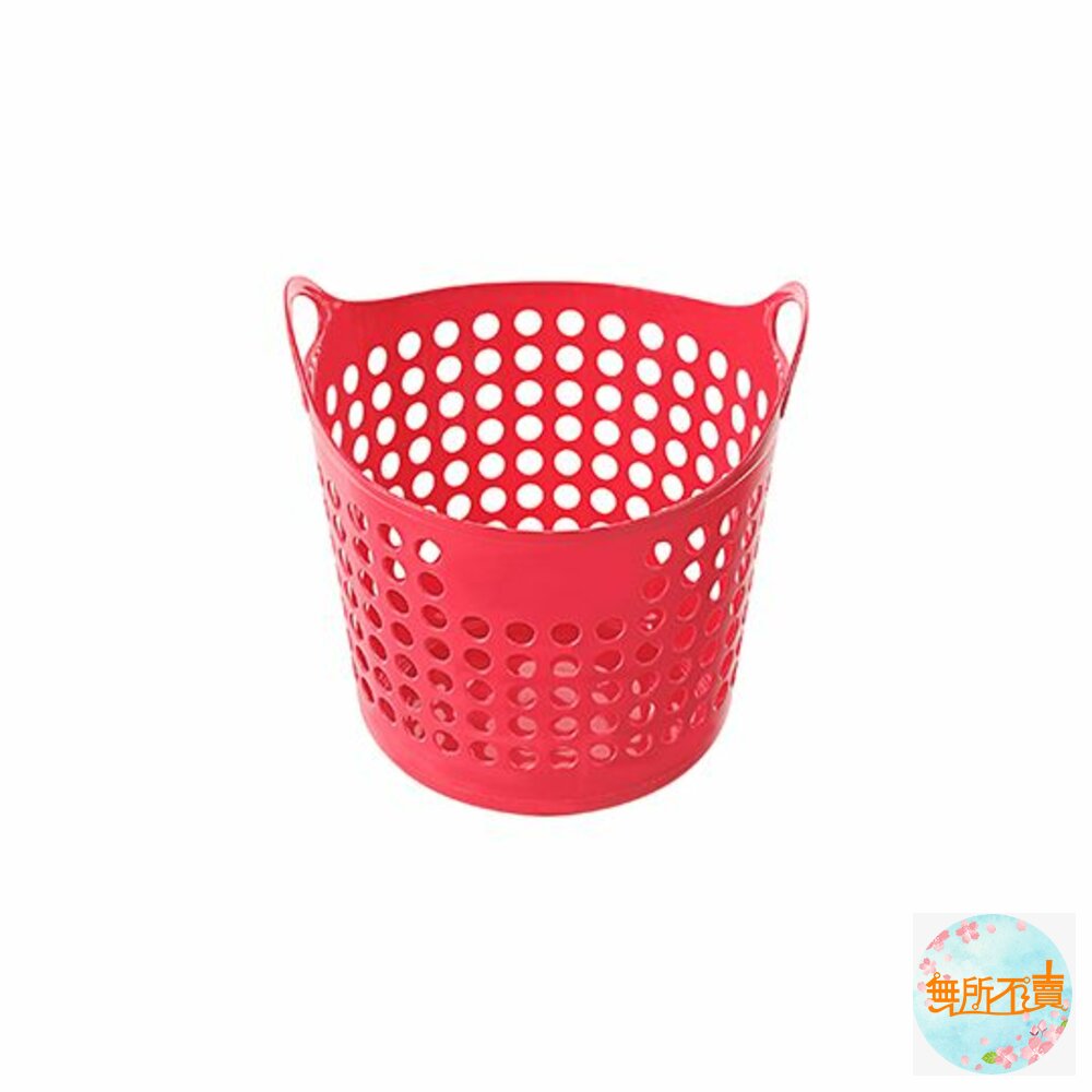 聯府 圓型EVA置物籃(小) F-04 洗衣籃-圖片-1