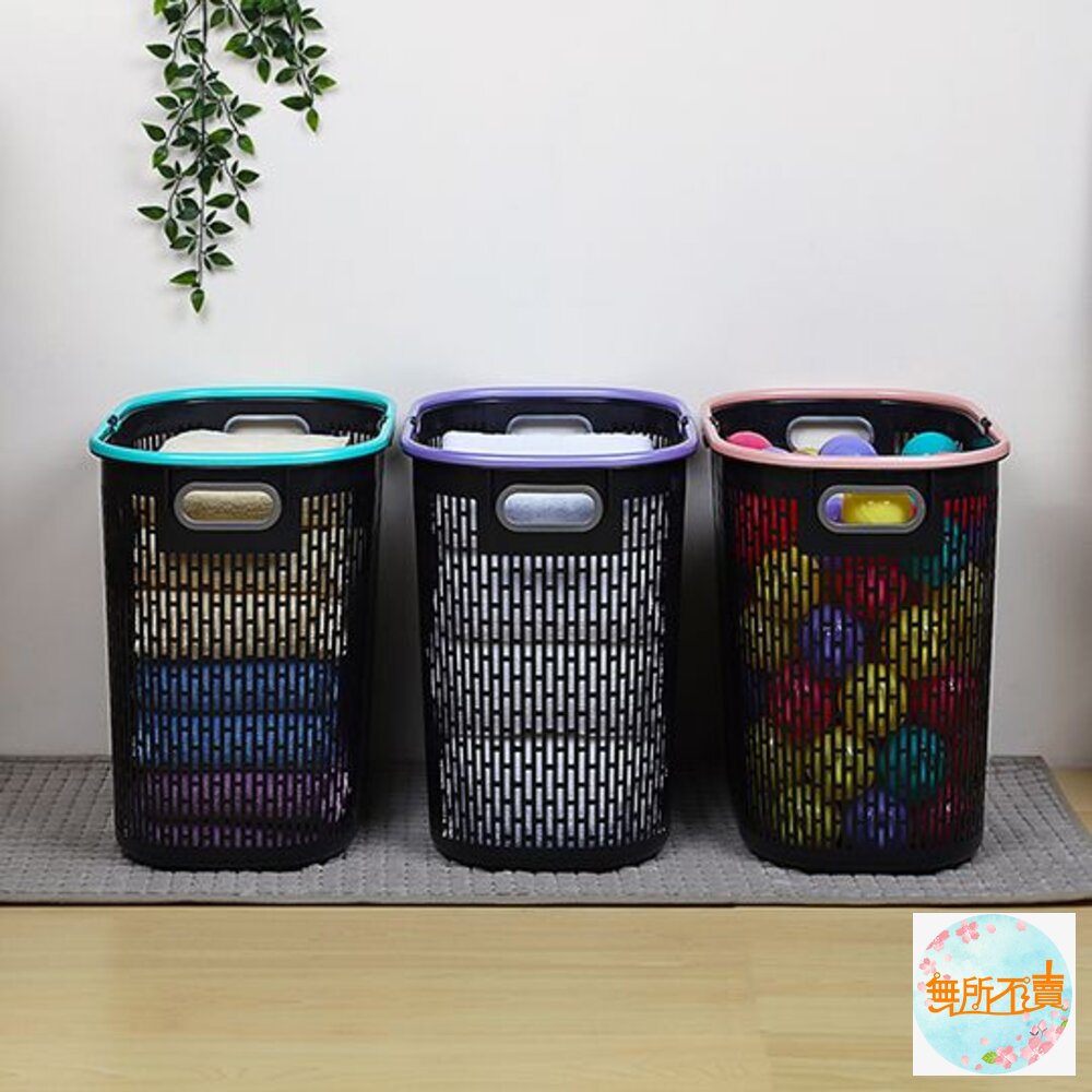 聯府 黑美人洗衣籃 F-111-圖片-2