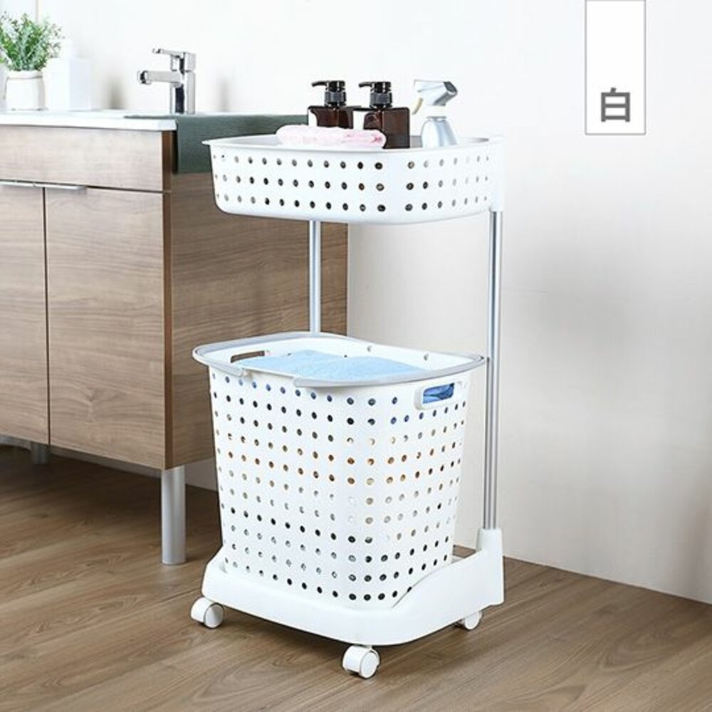 KEYWAY-FU11-聯府 新樂活衣物分類架附輪 FU-11