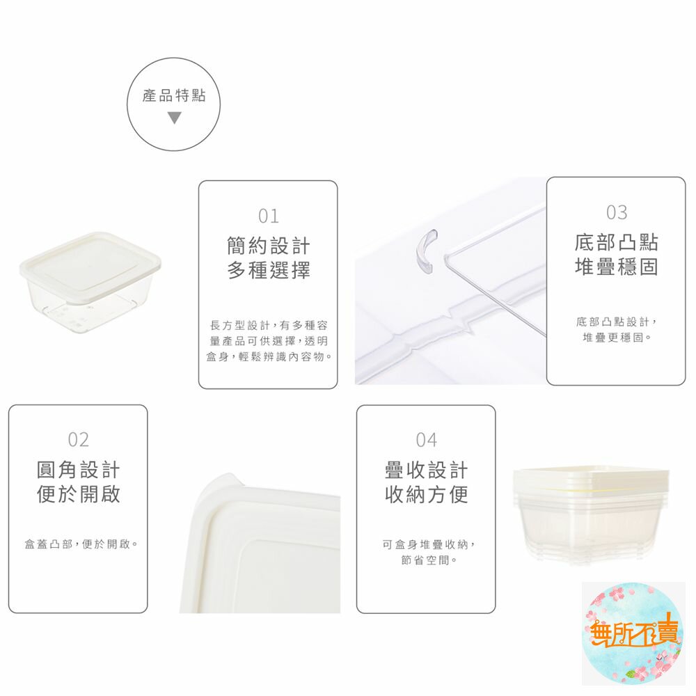 聯府 青松微波保鮮盒4入600ML :圓型GIC-600/長型GIR-600-圖片-6