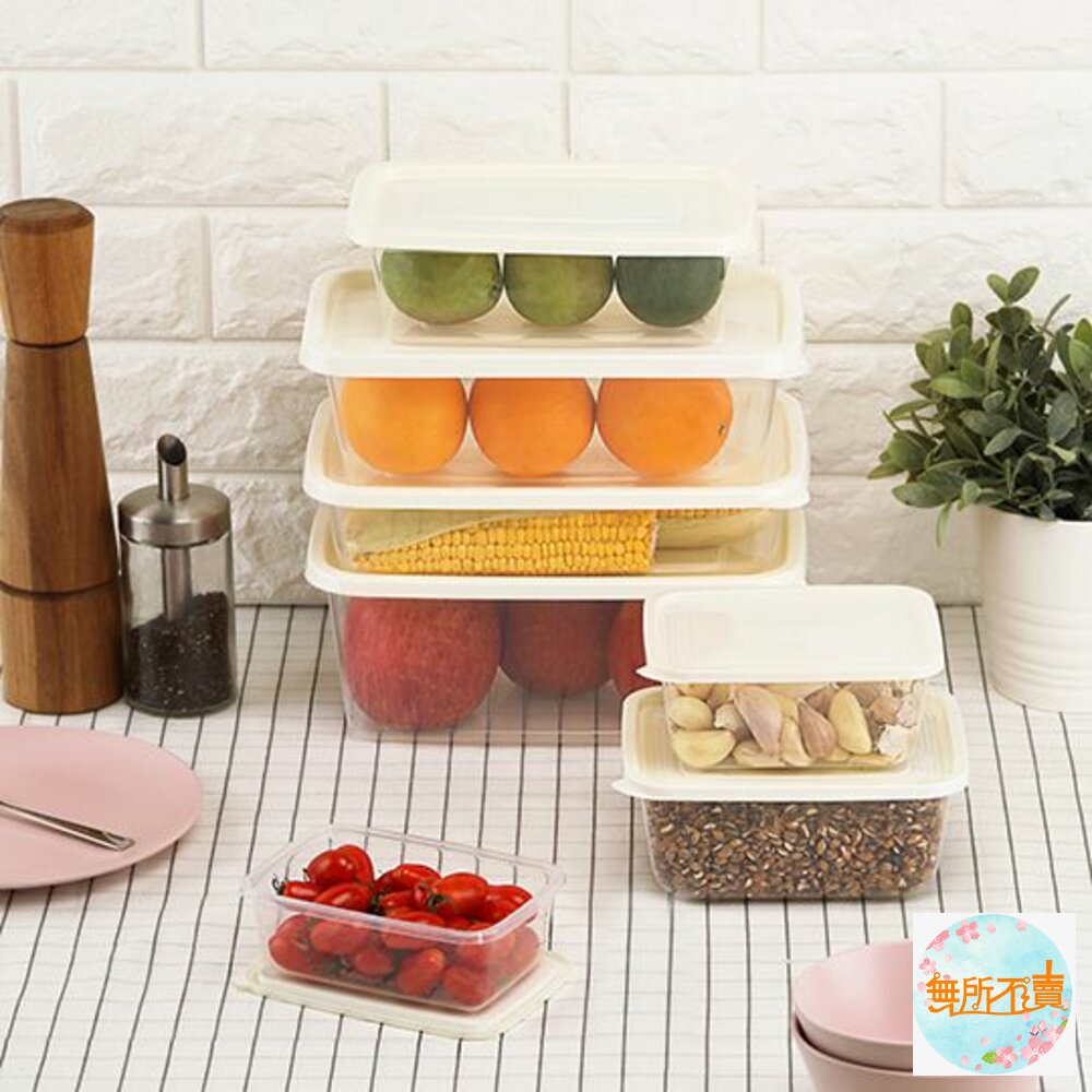 聯府 青松微波保鮮盒4入600ML ：圓型GIC-600/長型GIR-600 封面照片