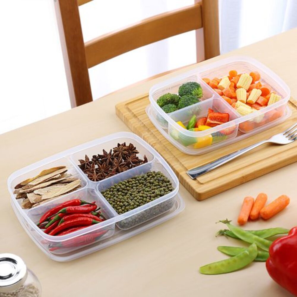 KEYWAY-GR600-聯府 巧麗分格密封盒：G600/G800 食物儲存盒 收納盒 副食品盒