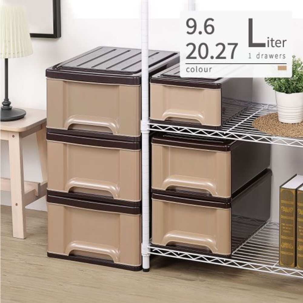 KEYWAY-GT095-MIT聯府  GT095 抽屜整理箱20L 單入