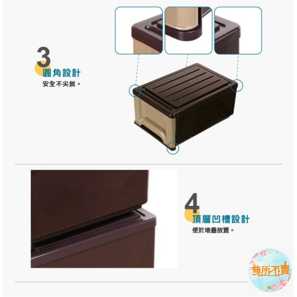 MIT 加州 GT096抽屜整理箱 27L /單入-圖片-2