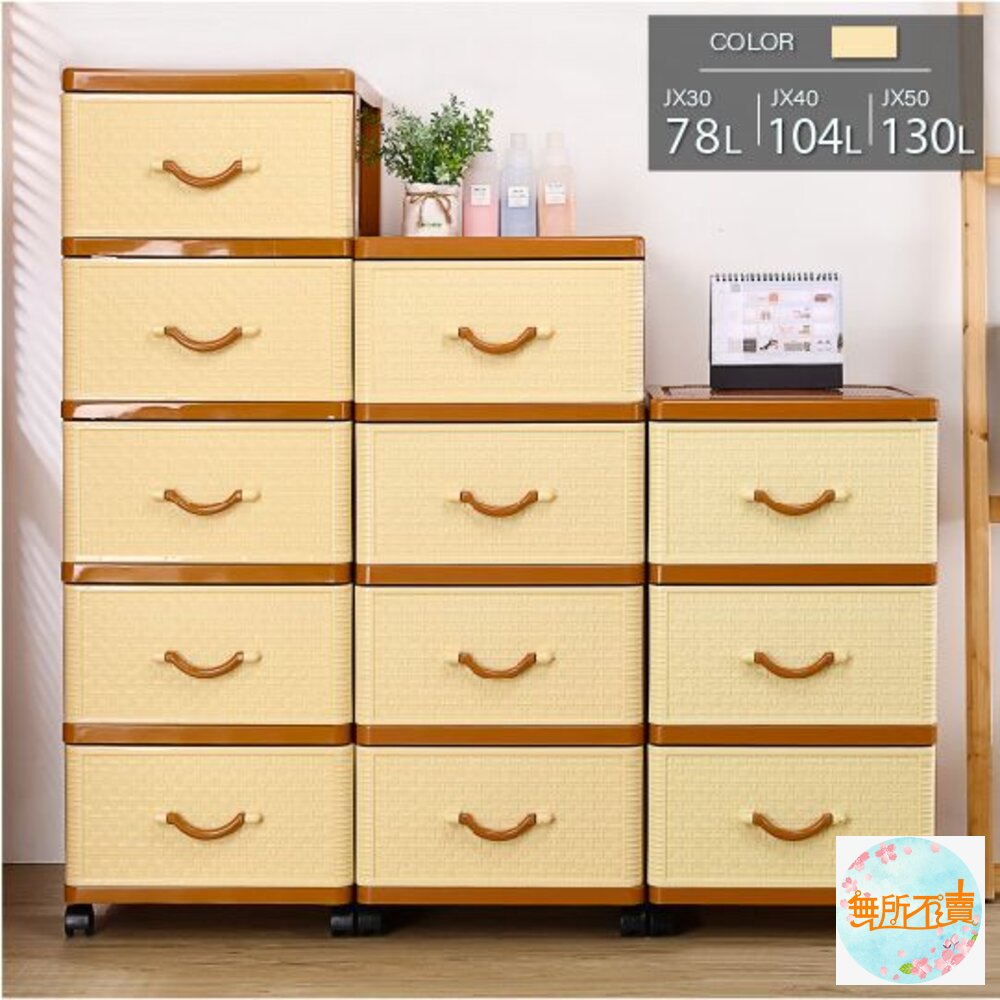 KEYWAY 聯府佐藤層櫃(附輪)  整理櫃 封面照片