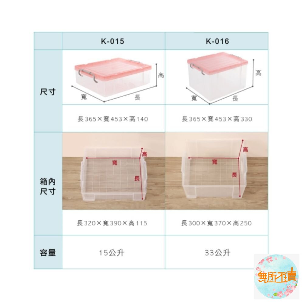 KEYWAY 強固型掀蓋整理箱K-013:5.9L 蓋子顏色隨機-圖片-3