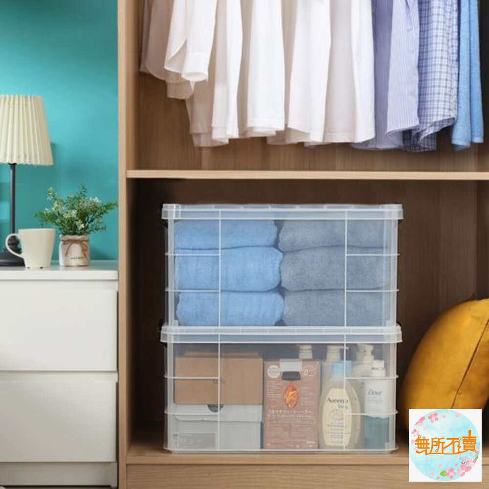 KEYWAY 透明強固型掀蓋整理箱65L收納箱K-036-圖片-6