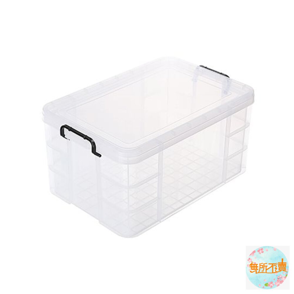 KEYWAY透明強固型掀蓋整理箱65L收納箱K-036