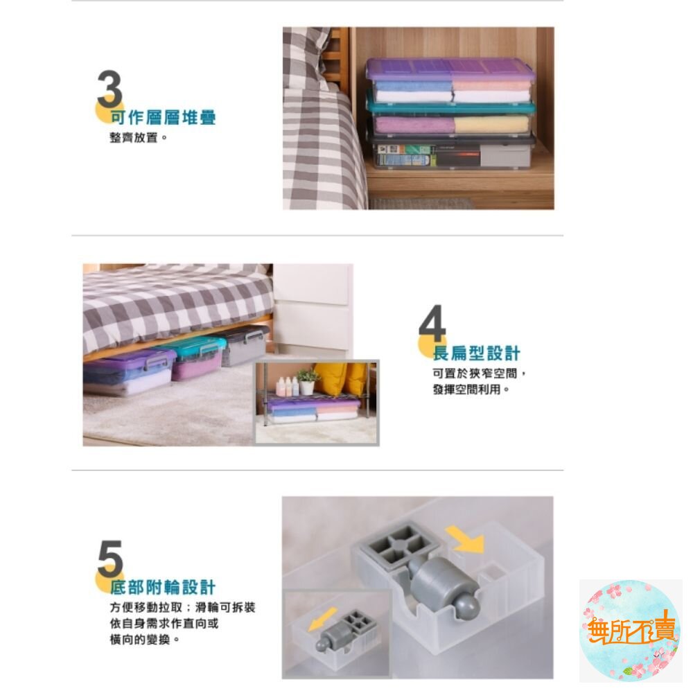 質感灰K037-1大雙面掀蓋整理箱52L-圖片-3