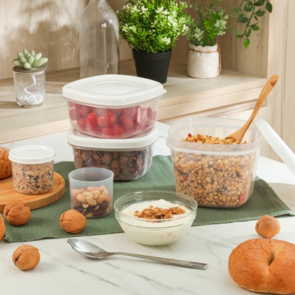 KEYWAY-KF260-台灣製造 KEYWAY 優鮮保鮮盒： KF-260/ KF-2601 食物零食蔬果保鮮盒  嬰幼兒副食品 乾果盒 收納盒