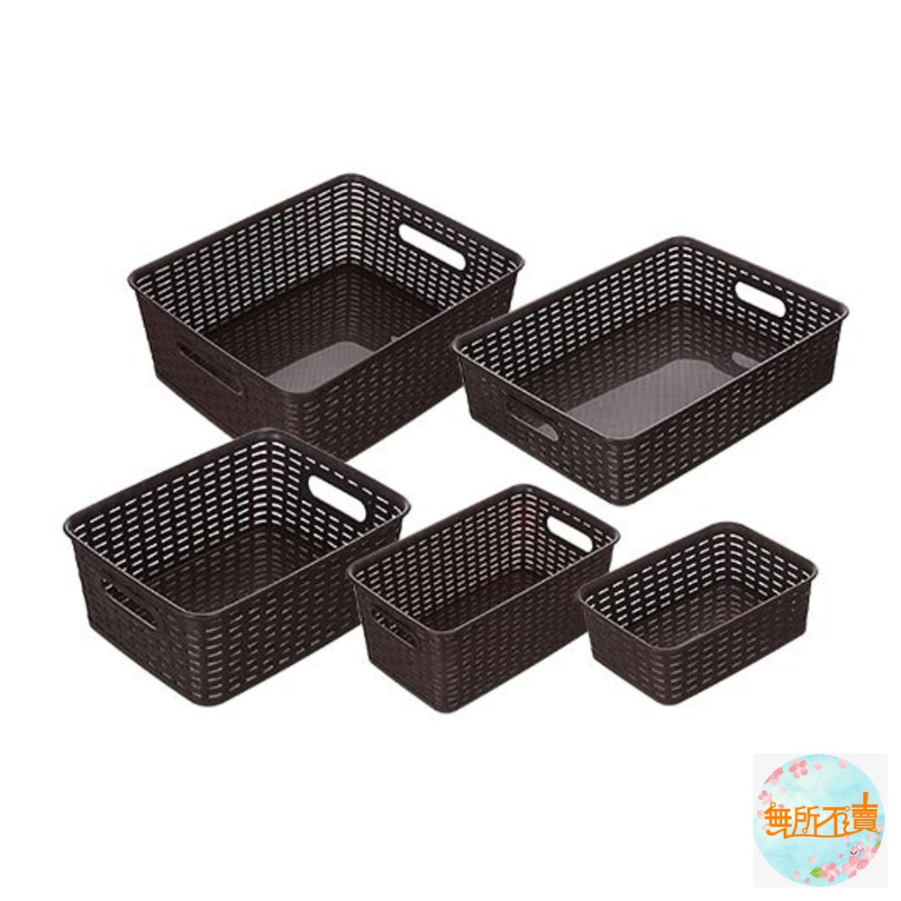 聯府 藤藝100收納籃 KGB-100-圖片-1