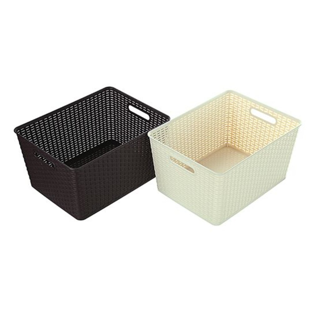 KEYWAY-KGB107-聯府 藤藝107收納籃26.5L  KGB-107