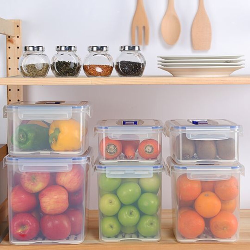 KEYWAY-KI-H3400-聯府 KEYWAY 天廚手提保鮮盒 ： 樂扣設計 便當盒 工具盒