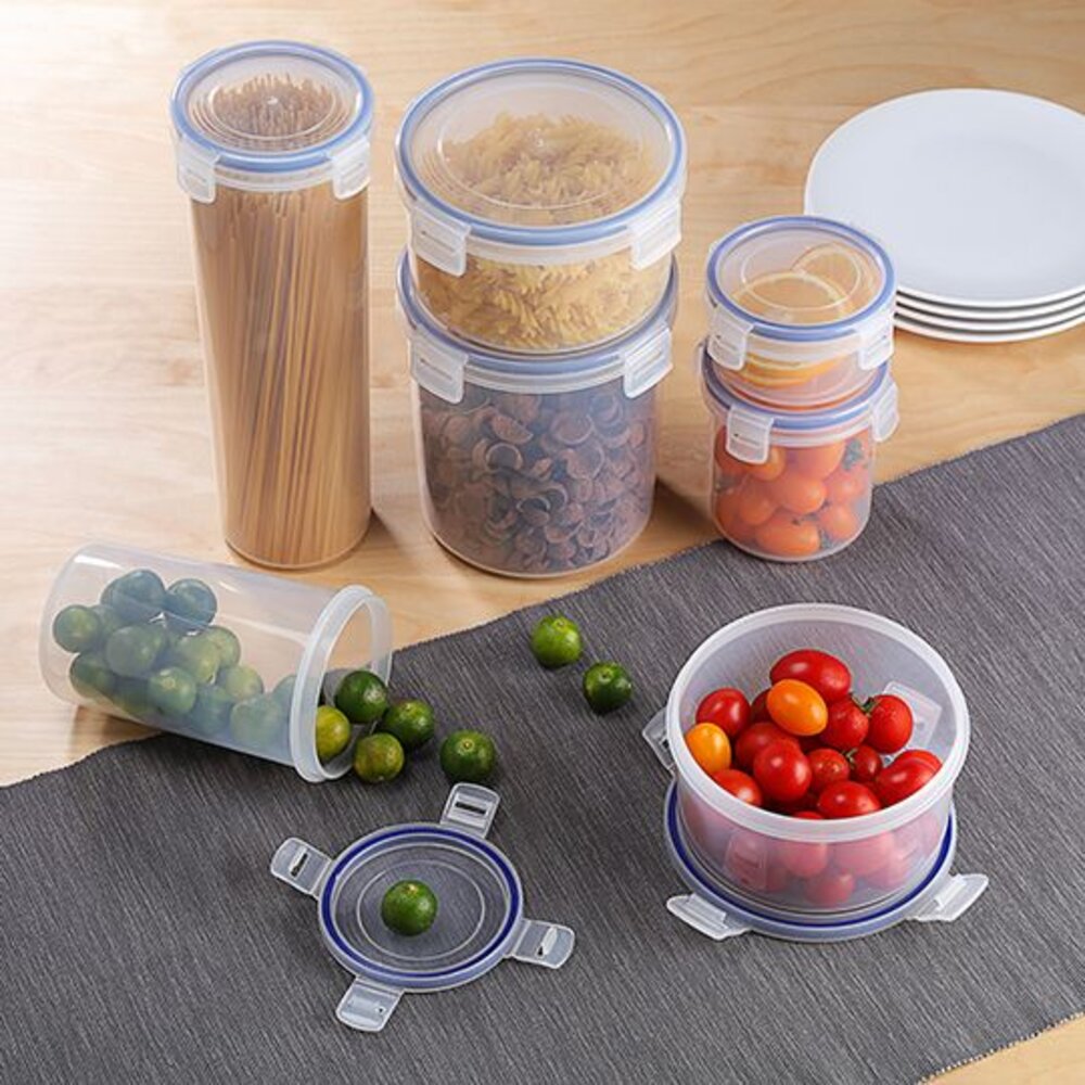 KEYWAY-KIC240-聯府 天廚圓型保鮮盒 ：環扣密封盒不外漏 附蓋 可超取 樂扣盒 密封盒 副食品