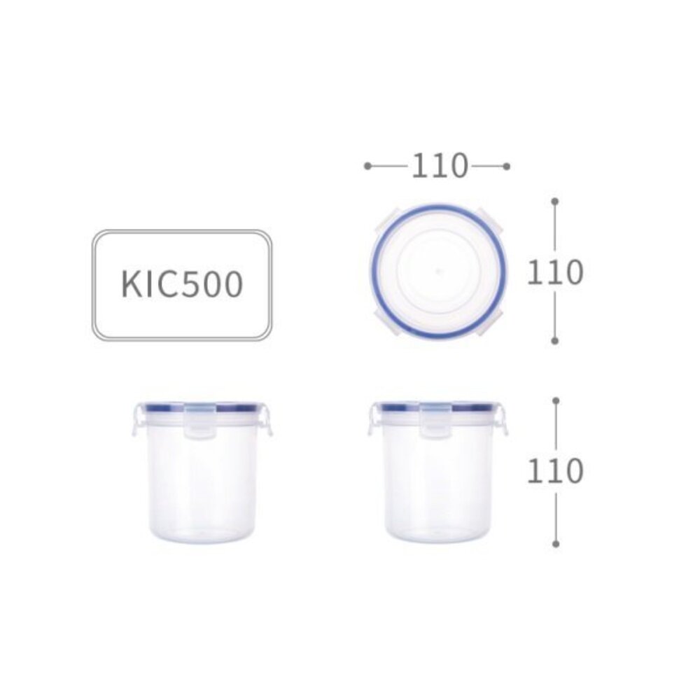 KEYWAY-KIC500-聯府 天廚圓型保鮮盒 KIC500