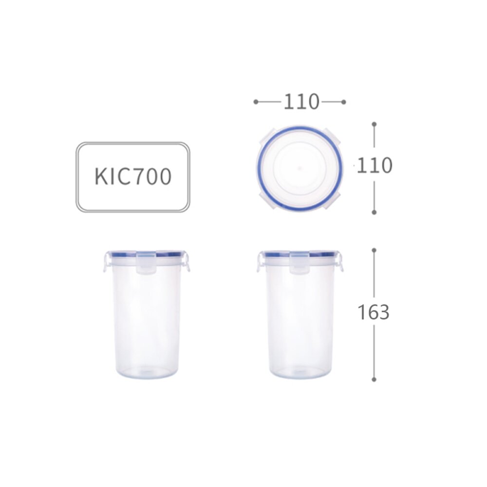 KEYWAY-KIC700-聯府 天廚圓型保鮮盒 KIC700