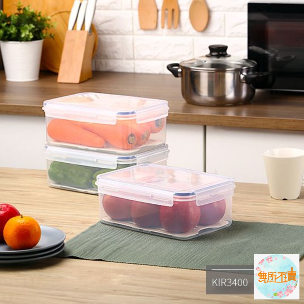 聯府天廚長型保鮮盒3.4LKIR-3400