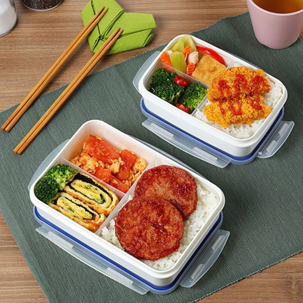 KEYWAY-KLB670-聯府 中三格天廚微波盒 KLB670