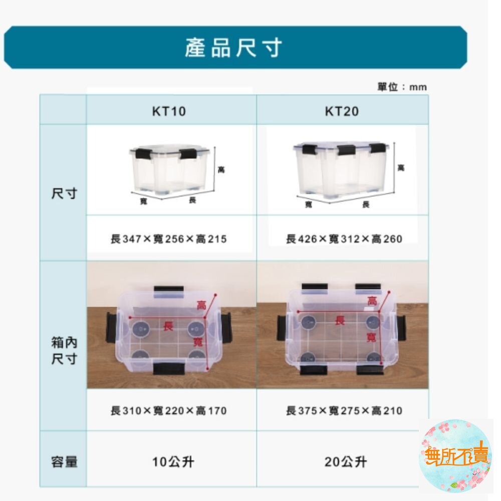 KEYWAY Fine透明防潮整理箱35L附輪 KT-35 收納箱-圖片-1