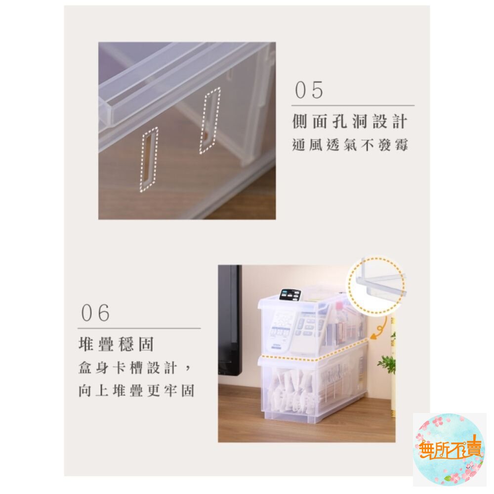 聯府 Fine隔板整理盒附輪(小) LF-2005-圖片-5