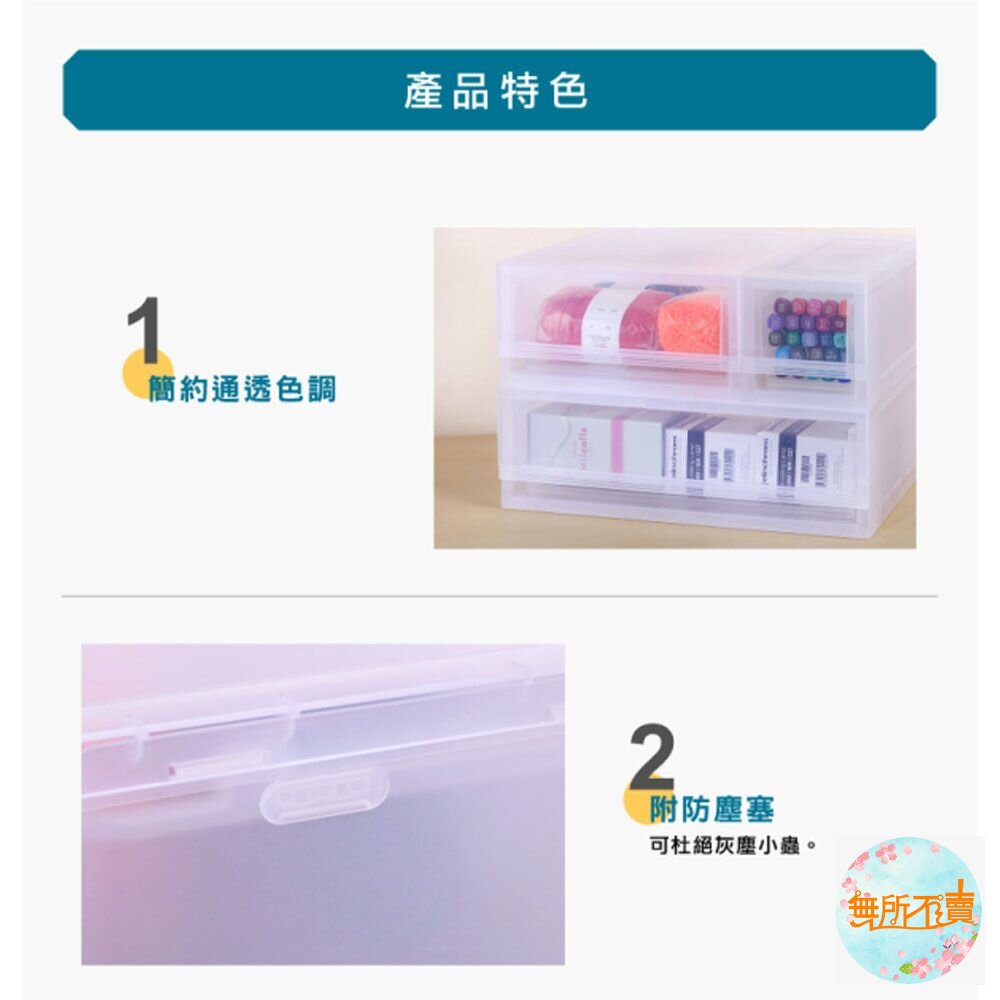 聯府 A5抽屜式整理箱 LF-3251-圖片-2