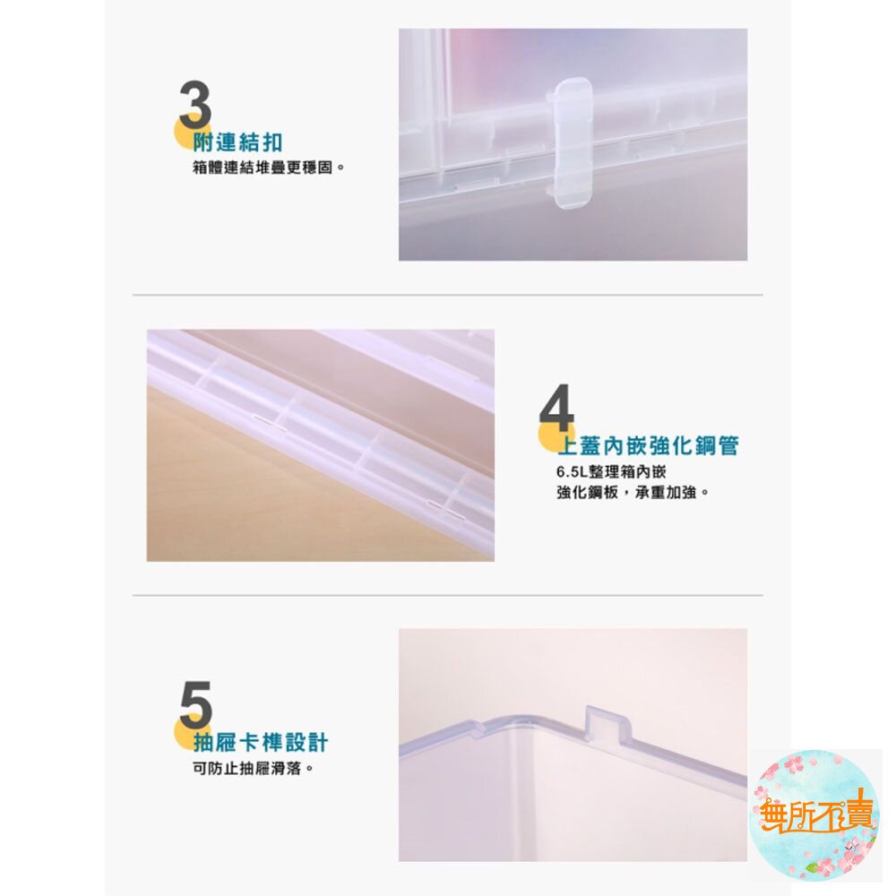 聯府 A5抽屜式整理箱 LF-3251-圖片-3