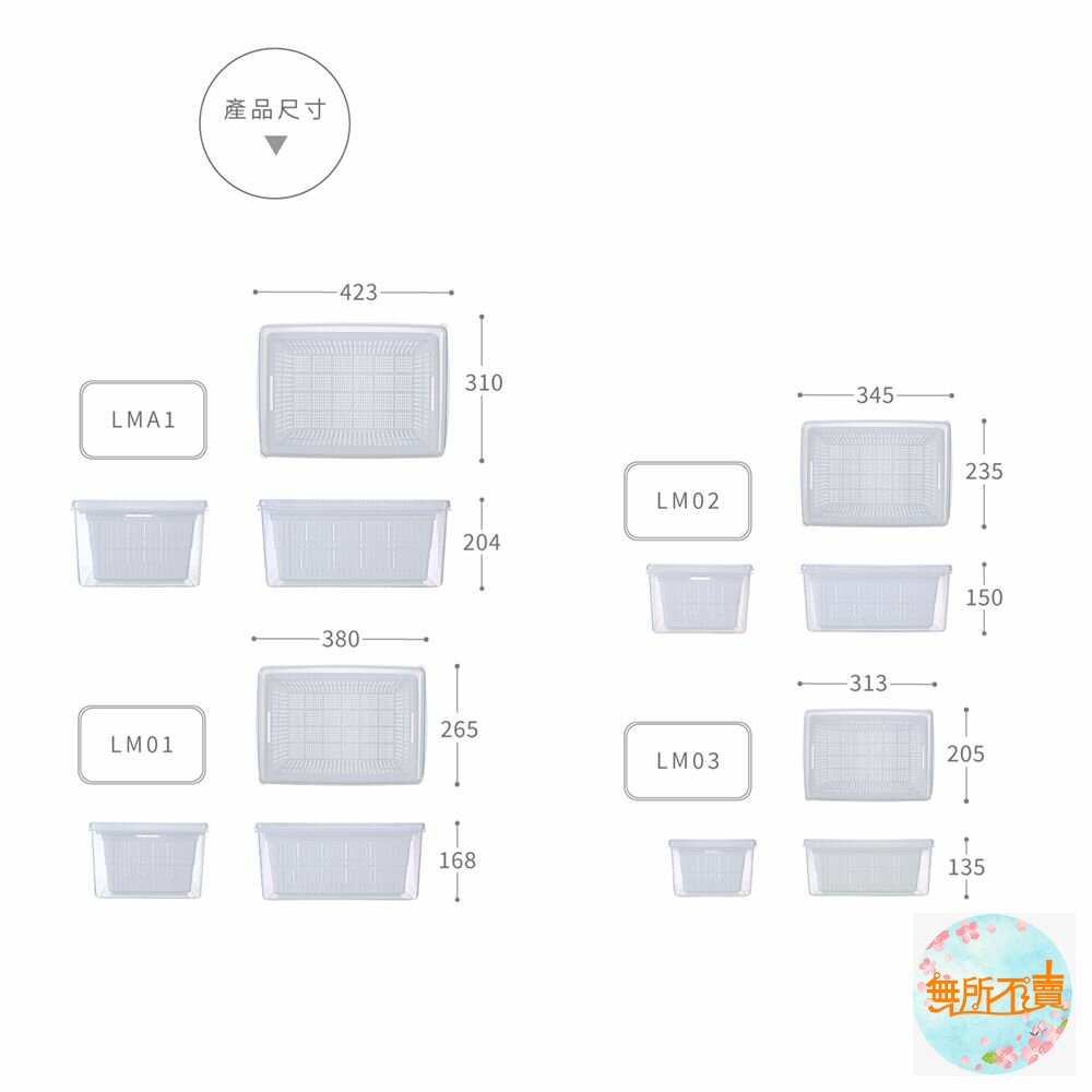 聯府 名廚A1瀝水保鮮盒 LM-A1-圖片-3