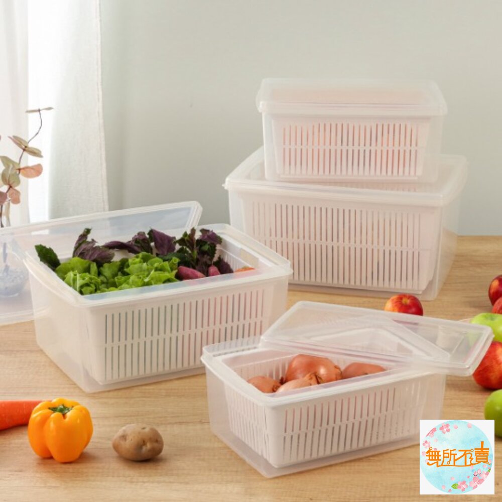台灣製 聯府 名廚瀝水保鮮盒： 蔬菜水果保鮮  食藥署認證 封面照片
