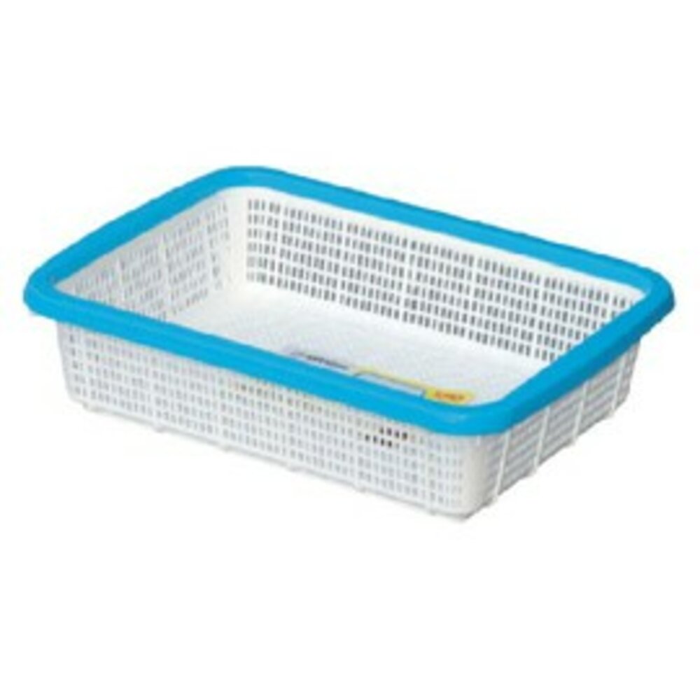 KEYWAY-P20070-聯府 320 雙色長方籃 P2-0070 收納籃