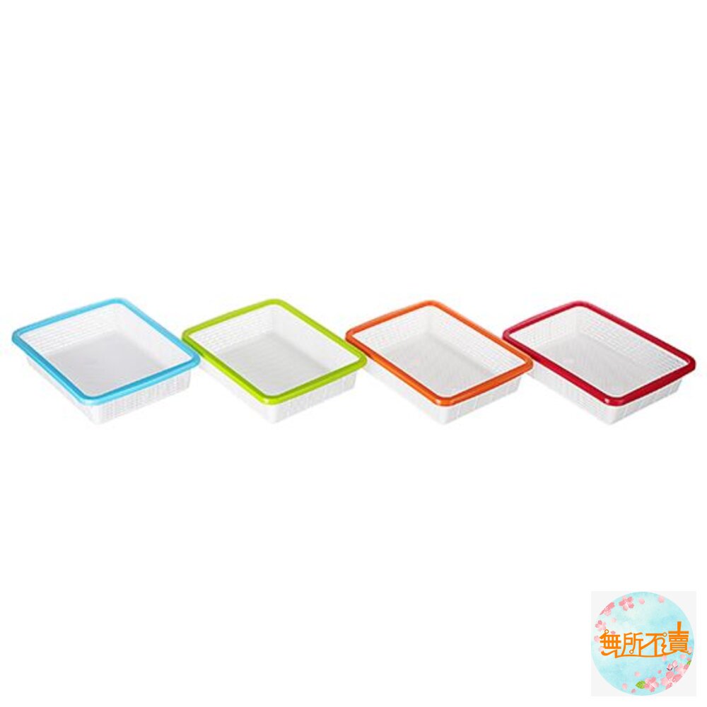 聯府 400雙色長方籃 P2-0090 收納籃-圖片-1