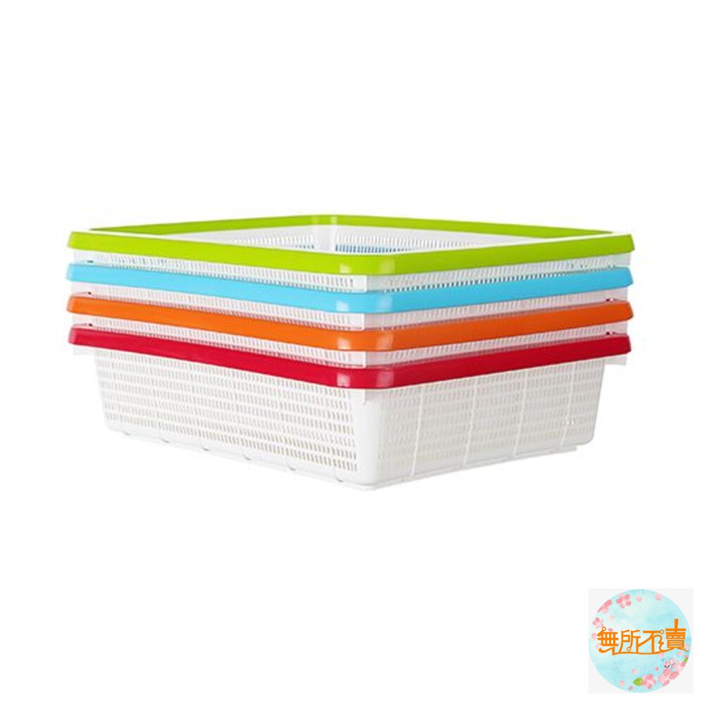 聯府 400雙色長方籃 P2-0090 收納籃-圖片-2