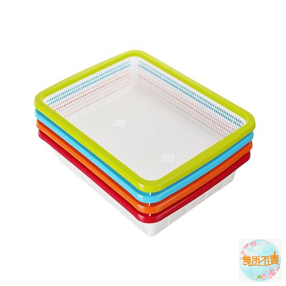 聯府 400雙色長方籃 P2-0090 收納籃-圖片-3