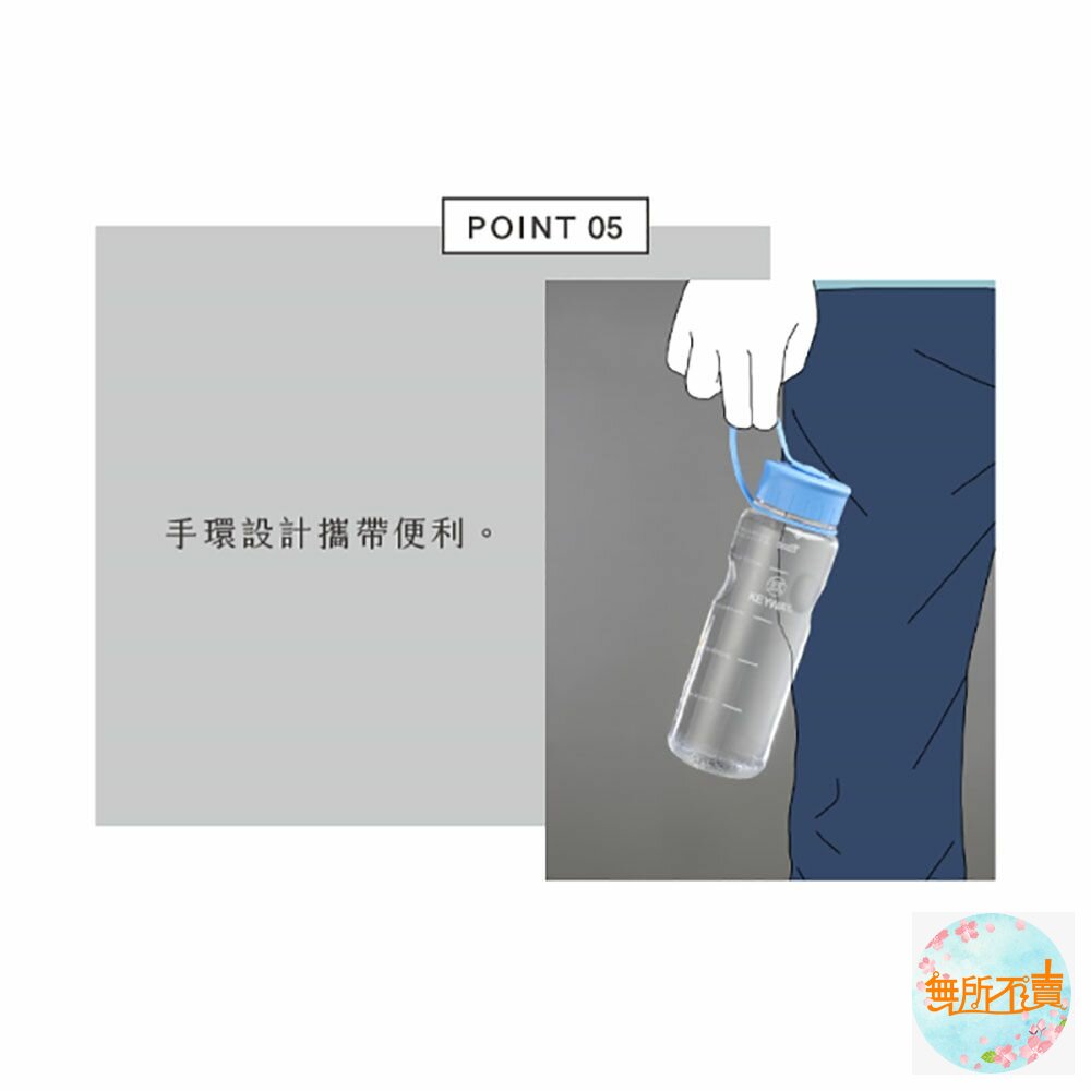 聯府 水噹噹650cc運動水壺 P3-0650-圖片-8