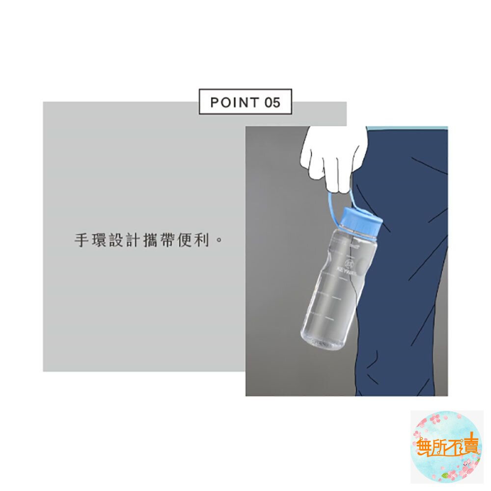 聯府 水噹噹運動水壺1000cc P3-1000-圖片-8
