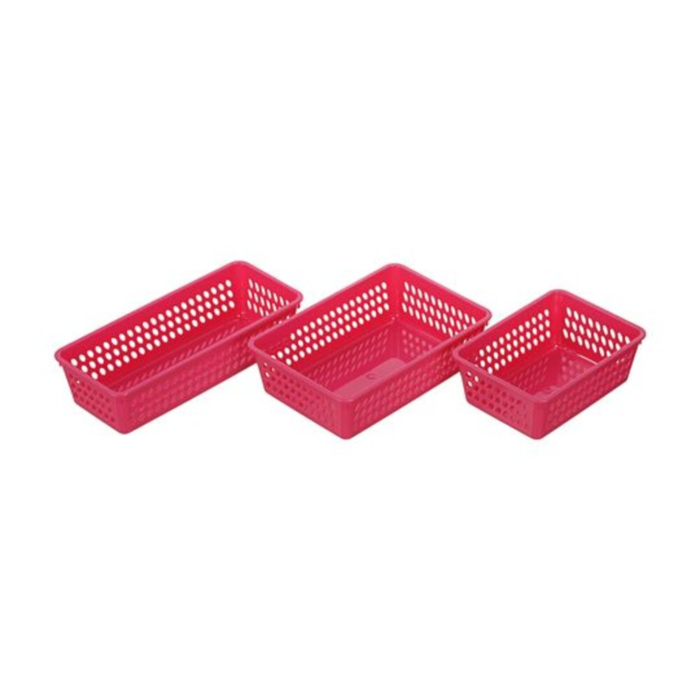KEYWAY-P60012-P60013-聯府 2、3號晶好平籃  小物收納籃