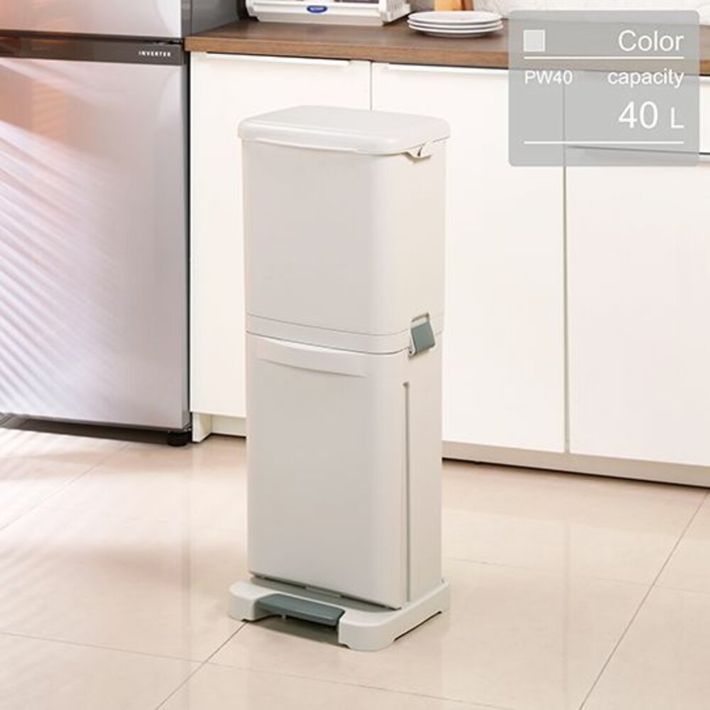 KEYWAY-PW40-聯府 台北分類垃圾桶 PW-40