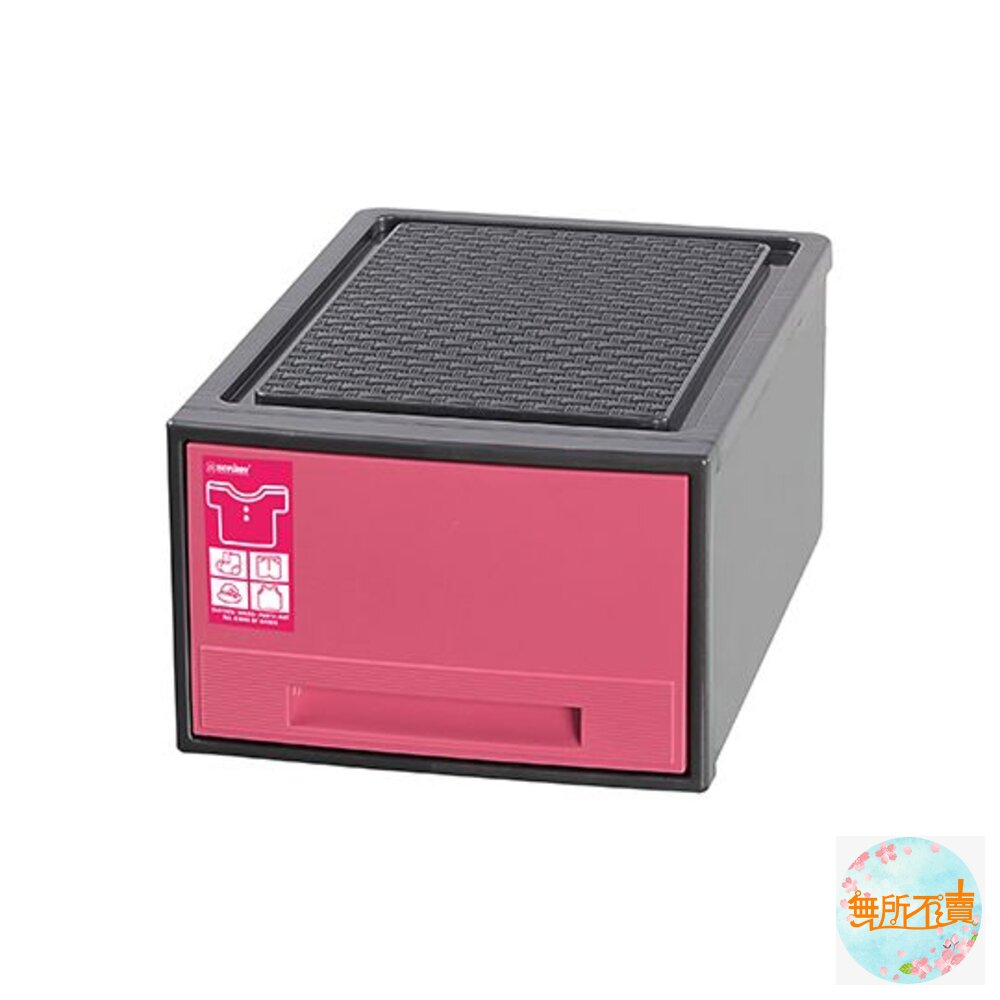 聯府 馬卡龍抽屜整理箱 20L 藍/粉 R20201/R20202-圖片-1
