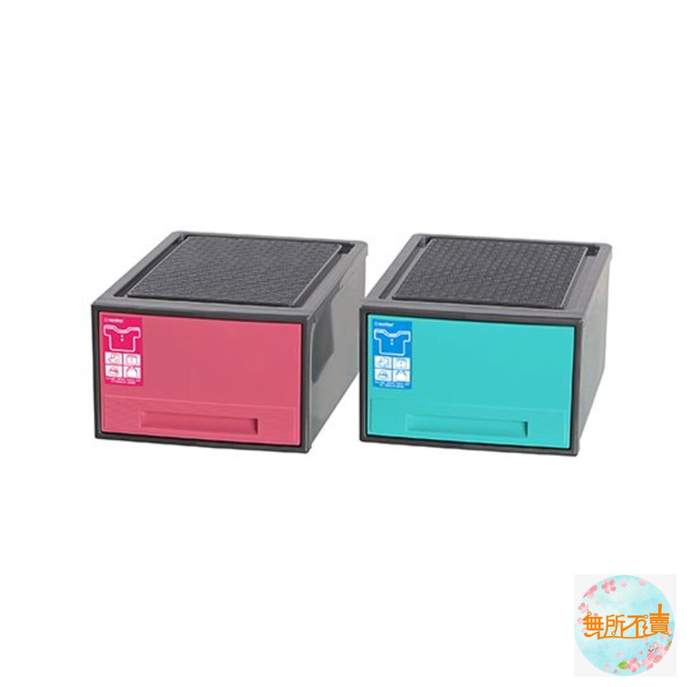 聯府 馬卡龍抽屜整理箱 20L 藍/粉 R20201/R20202 封面照片