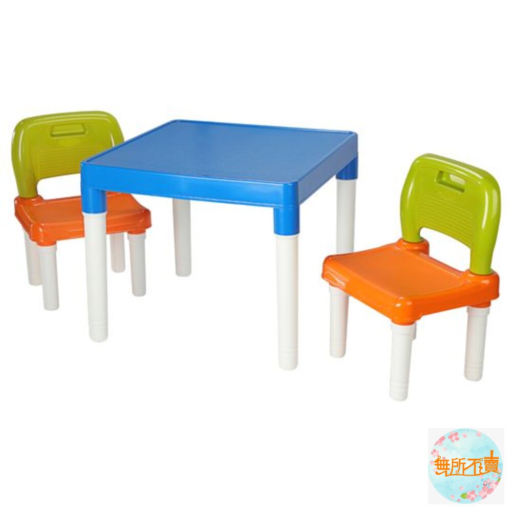 KEYWAY 可愛兒童桌椅組(1桌2椅) RB-8011 書桌  遊戲桌椅 封面照片