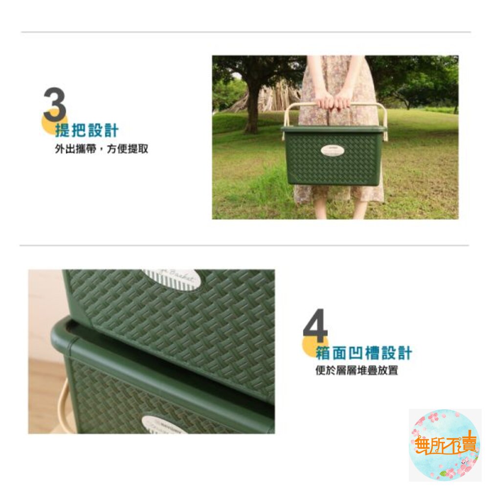 聯府 SUV手提收納籃(大) 25L SF6251-圖片-6