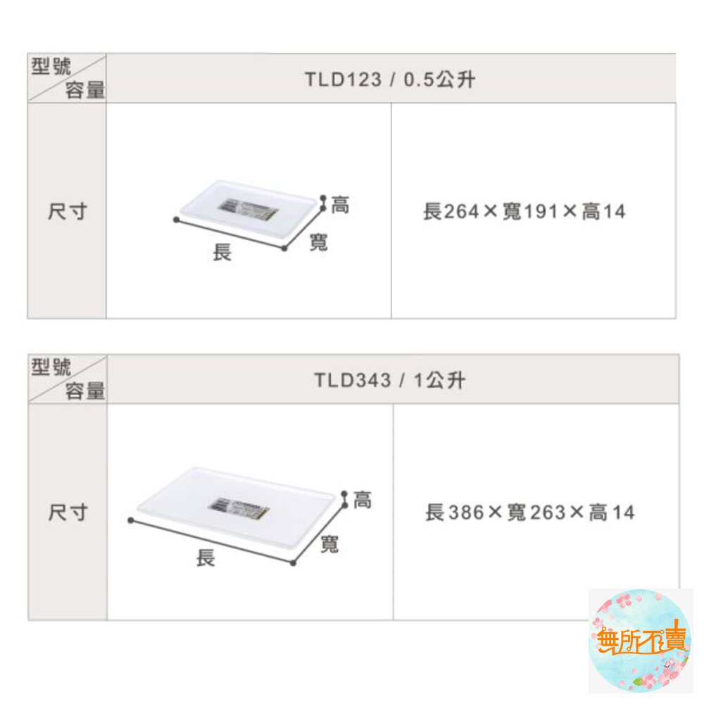 聯府 透明大博多收納盤 TLD34-3-圖片-2
