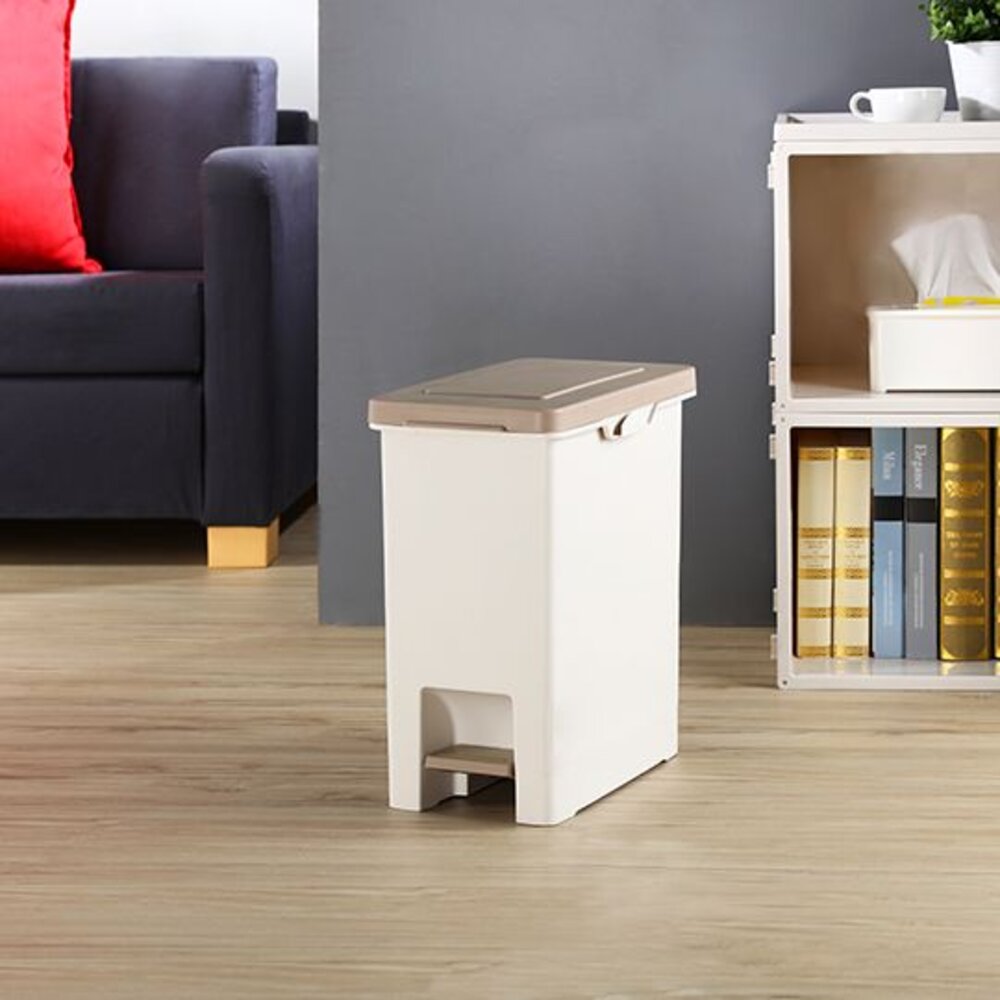 KEYWAY-VO010-聯府 長島10L踏式垃圾桶 VO010