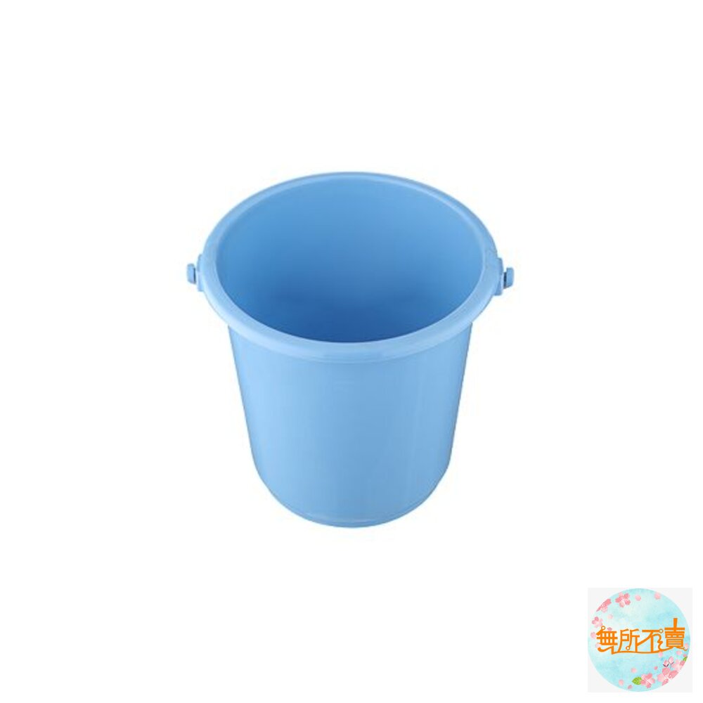 聯府 舒適10L圓型水桶(藍) WA101-圖片-3