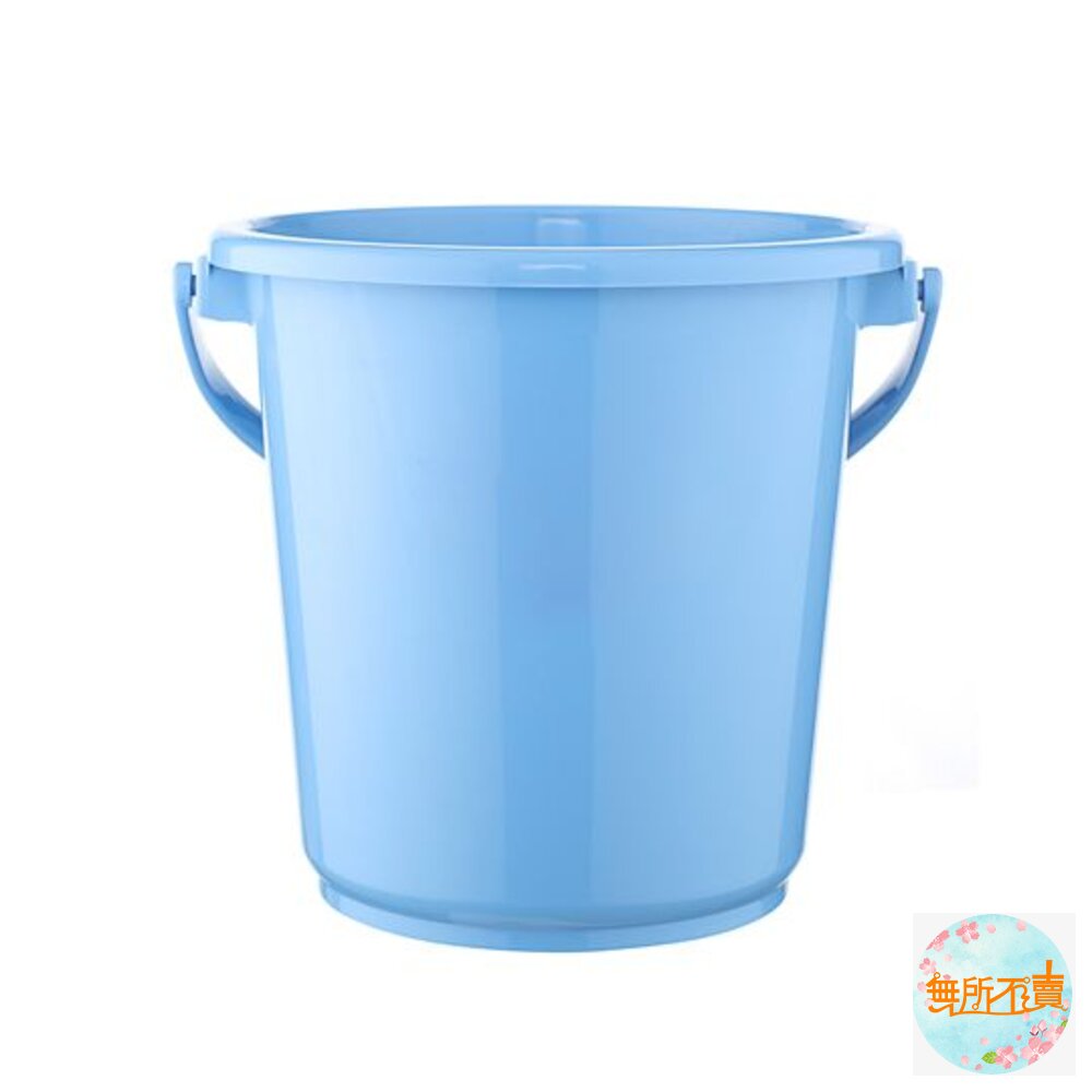 聯府舒適10L圓型水桶(藍)WA101