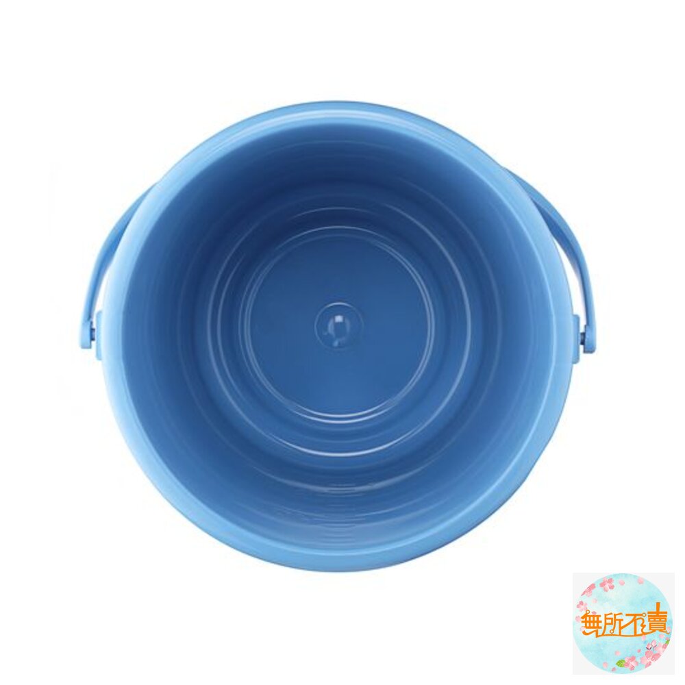 聯府 舒適15L圓型水桶(藍) WA151-圖片-4