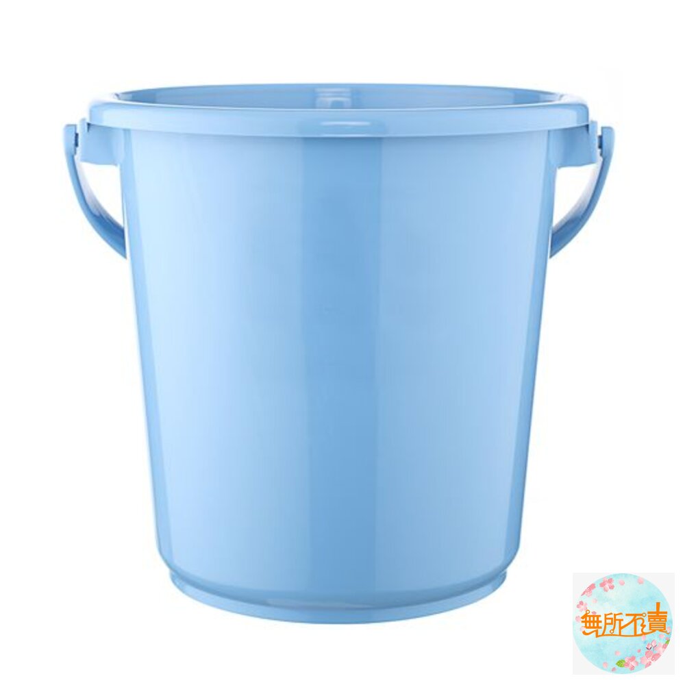 聯府舒適15L圓型水桶(藍)WA151
