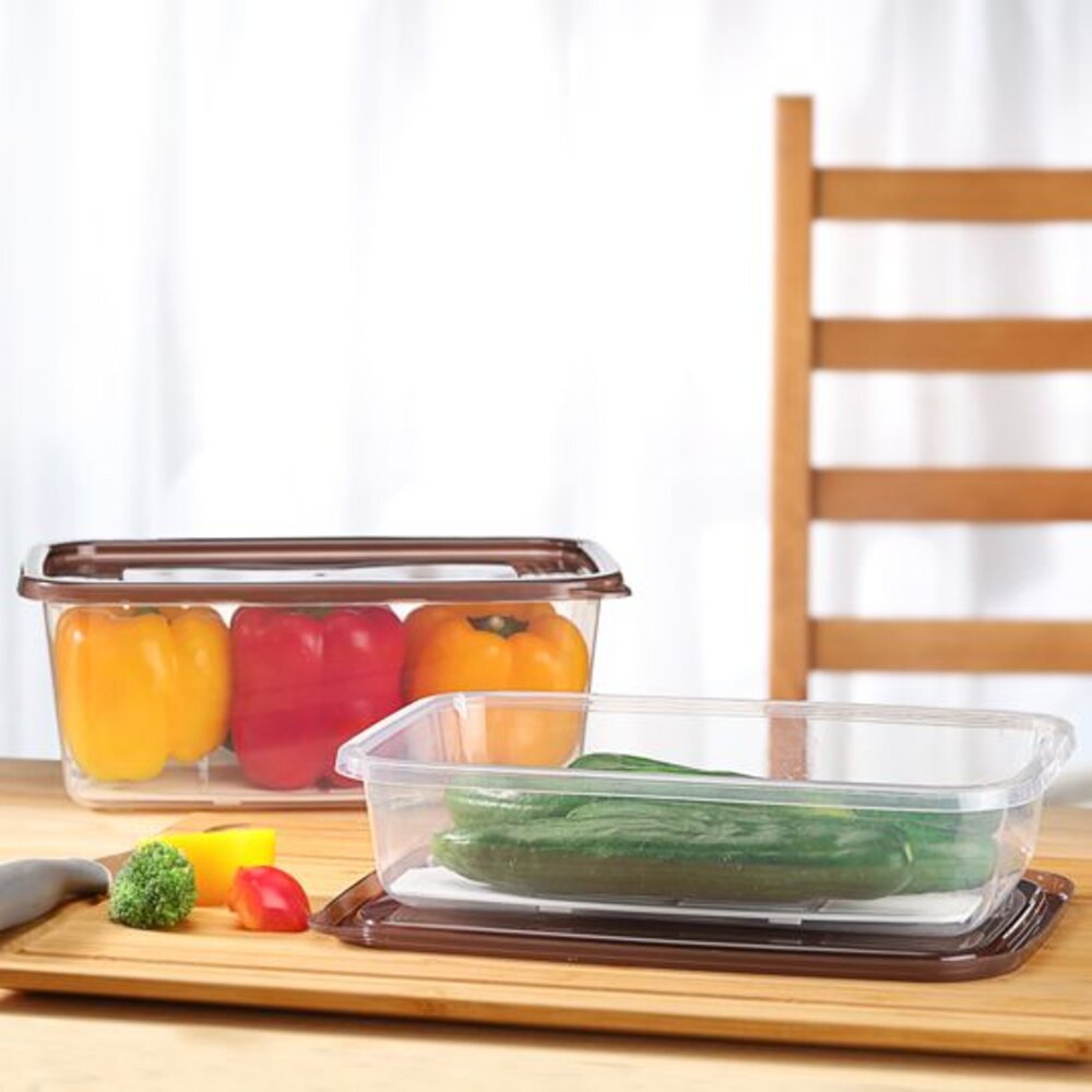 KEYWAY-WR1500-聯府 清水長型瀝水保鮮盒：WR1500/ WR2700  食物盒 便當盒