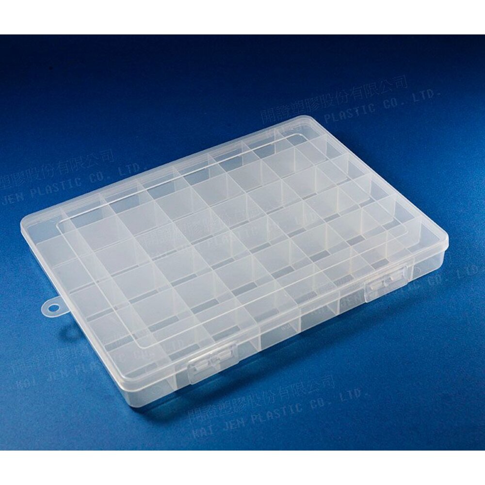 KJ-K930-迷你收納盒 K-930 小集合 (48格) 分隔不可拆 串珠盒 收工藝品盒 藥盒